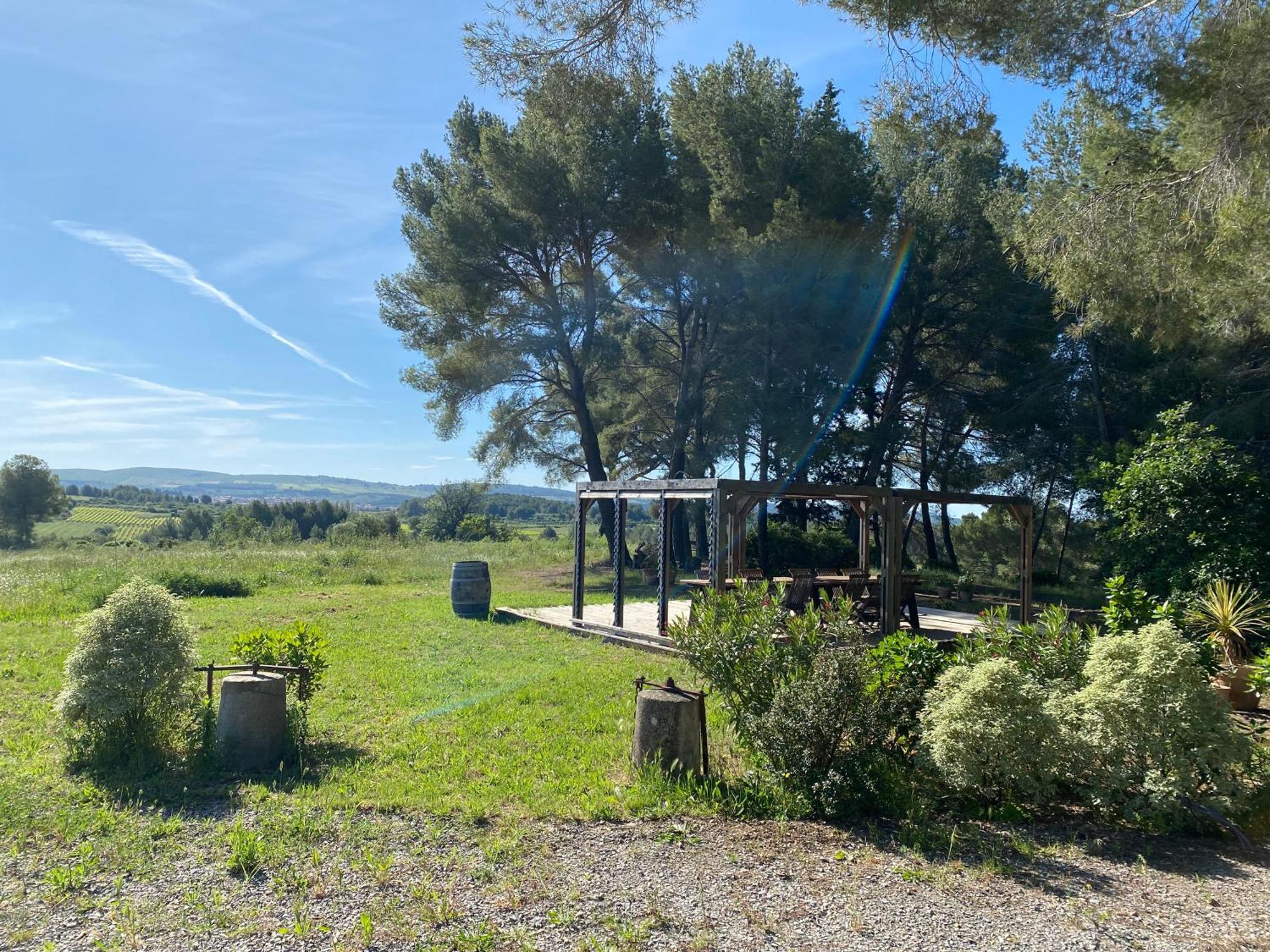 Bed and Breakfast Domaine De Fondouce Villeveyrac Esterno foto